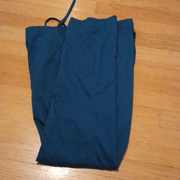 S Grey's Anatomy Scrub Pants Women's  Blue Green Bottoms - Picture 3 of 4